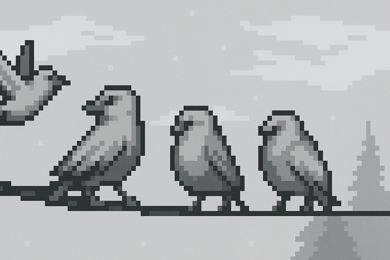 Birds, flying in the sky
